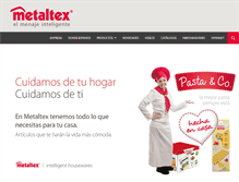 Tablet Screenshot of metaltex.es